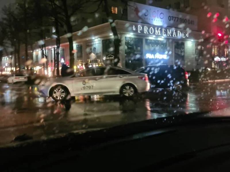 В Бишкеке произошло ДТП с участием такси