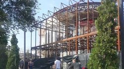 «Бишкекглавархитектура» не выдавала разрешение на строительство двухэтажного сооружения на Сухэ-Батора