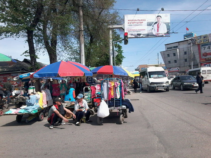 Что осталось после пожара на Ошском рынке - аэросъемка