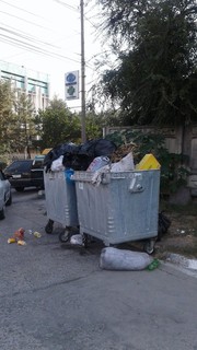На пересечении улиц Шопокова и Киевской не вывозят мусор, - читатель (фото)