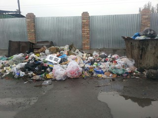 На улицах Садыгалиева, Патриса Лумумбы и Профсоюзной Бишкека не убирают мусор, - читатель (фото)