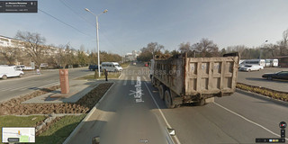 Читатель просит установить запрещающий знак левого поворота с ул.А.Масалиева (фото)