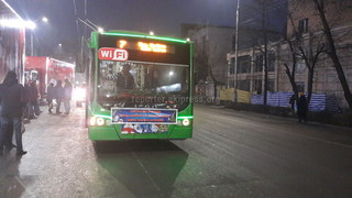 Фото, видео — Троллейбус №7 города Бишкек бесплатно возит пассажиров