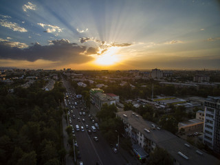 Фото — Бишкек в разное время года <i>(с высоты птичьего полета)</i>