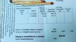 Житель Новопавловки жалуется, что счет за электроэнергию неправильно рассчитан (фото)