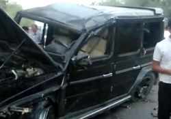 В Ноокатском районе столкнулись «Гелендваген» и «ВАЗ 2104» <b><i>(видео)</i></b>