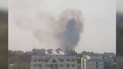 На Братском кладбище в Бишкеке произошел пожар