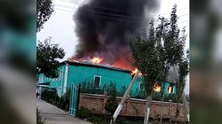 В селе Тельман Чуйской области в медресе произошел пожар <i>(видео)</i>