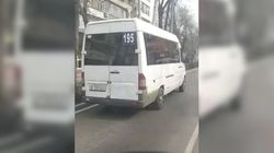 На ул.Московской водитель маршрутки №195 едет по встречной полосе. Видео