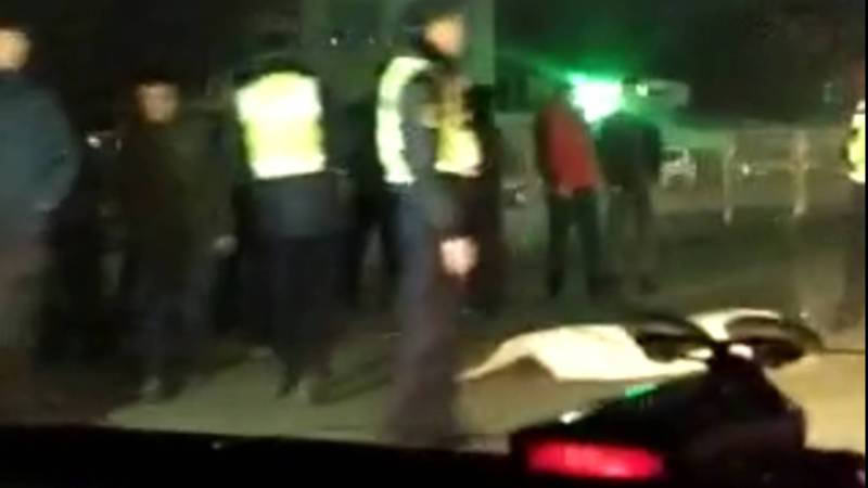 Появилось видео с места смертельного автонаезда на проспекте Жибек Жолу