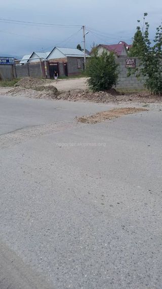 После завершения работ по газификации на ул.Тагай Бия подрядчик обязан восстановить дорожное покрытие, - мэрия Бишкека