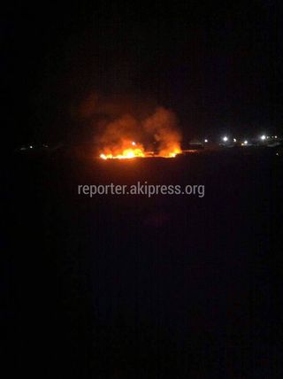 На рынке в городе Каракол произошел пожар (фото, видео)