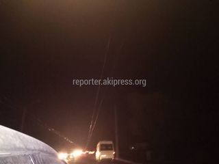 На улице Анкара не работают уличные фонари (видео)