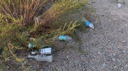 Пляж в Тамге завален мусором. Видео и фото