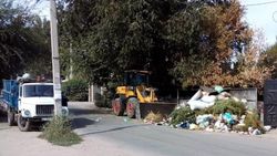 «Тазалык» вывез мусор на Тульской после жалобы горожан. Фото