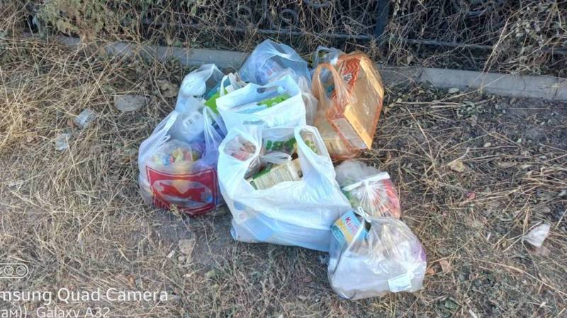 На Тимура Фрунзе не убирают мусор. Фото и видео горожанина