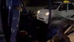 На трассе Ош—Жалал-Абад столкнулись 4 машины. Видео с места ДТП
