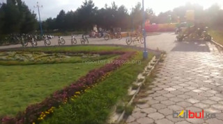 Парк Победы захвачен арендаторами велосипедов и батутов, - горожанин <b><i>(видео)</i></b>