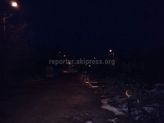 Аллея юго-западного кладбища освещена в ночное время, - читатель (фото)