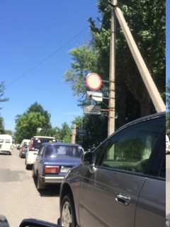 Горожанин просит обновить дорожные знаки на ул.Токтогула после ее ремонта (фото)