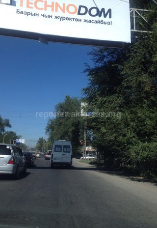 Ветки, закрывающие дорожный знак на перекрестке Лермонтова-Жибек жолу, относятся к Аламединскому району, - мэрия Бишкека