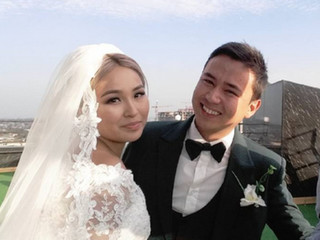 Фото, видео — Свадьба участников группы Style Mix, представивших Кыргызстан на конкурсе «Новая волна-2014», Адилета и Илимы