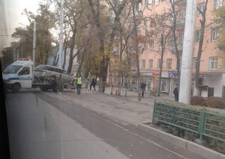 В Бишкеке на проспекте Ч.Айтматова произошло ДТП <i>(фото)</i>