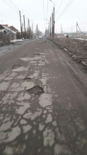Дороги в жилмассиве Ак-Орго находятся в плохом состоянии, - читатель (фото)