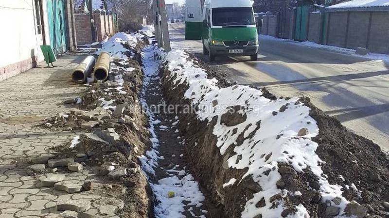 Дорогу на улице Куренкеева вскопали и не восстановили (фото)