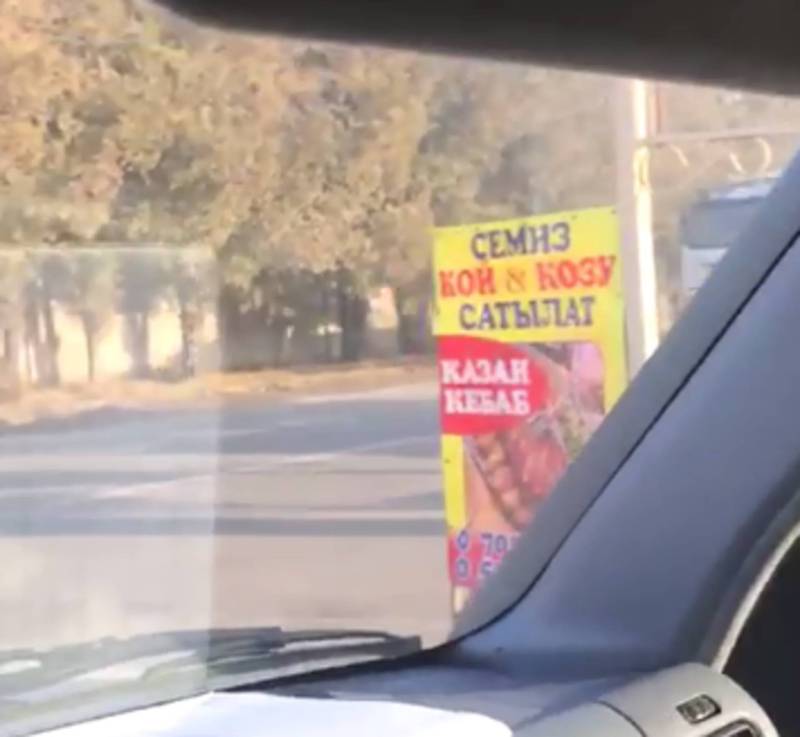 На Садырдбаева - Эшпай рекламные щиты загораживают обзор водителям - горожанин (видео)