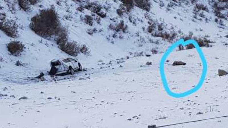 При спуске с горнолыжной базы Чункурчак перевернулся джип, водитель погиб (фото)