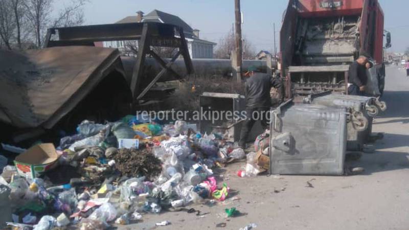В Южной части жилмассива Ак-Орго убрали мусор, - мэрия