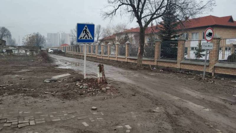 Ремонта дороги на Токтоналиева-Микаеля Гшлиессера нет в планах МП «Бишкекасфальтсервис»на текущий год