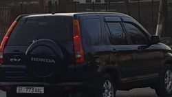В Оше замечена полностью тонированная «Хонда», по Carcheck она находится в залоге/аресте. Фото