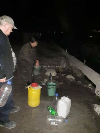 Круглосуточная подача воды жителям села Кок-Жар не представляется возможной, - Чуйская обладминистрация