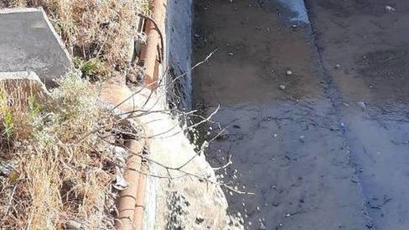 В Асанбае арычная вода стекает в никуда, - очевидец. Фото
