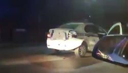 В Бишкеке произошло ДТП с участием патрульной машины. Видео с места аварии