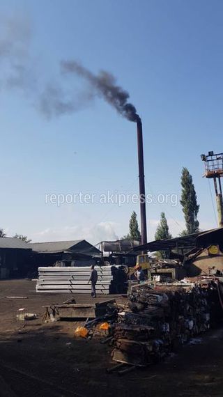 Житель жалуется на черный дым предприятия в селе Молдовановка (фото)