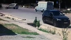Еще видео ДТП на Куюкова, где столкнулись Lexus GX 470 и «Фит»