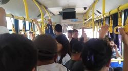 Бишкекчанка жалуется на работу автобуса №42. Фото