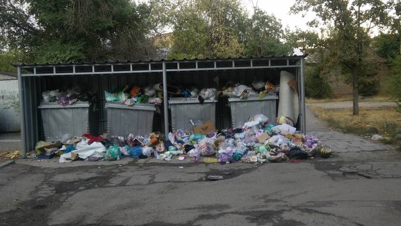 Бишкекчанин жалуется на мусорный катаклизм в микрорайоне Юг-2
