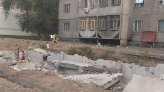 Когда произведут восстановительные работы на ул.Ибраимова, где недавно снесли объект? - читатель