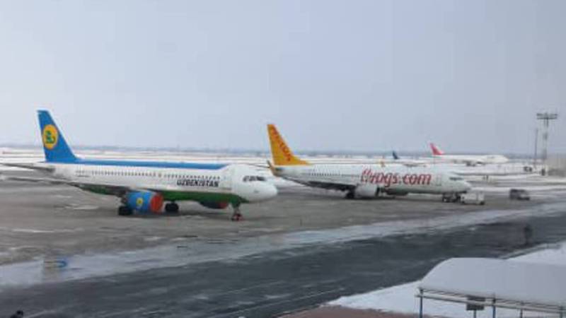 Рейс Бишкек-Стамбул перенесен на 18:30, - аэропорт «Манас» о ситуации с самолетом авиакомпании «Пегасус»