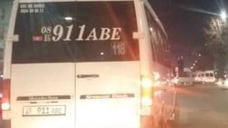 В Бишкеке на Ахунбаева-Ч.Айтматова водитель маршрутки №118 дважды нарушил ПДД, - очевидец (фото)
