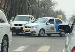 Видео – В Бишкеке на Медерова-Элебаева произошло ДТП