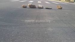 На Чортекова–Кен-Суу просело дорожное полотно (фото)