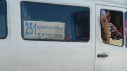 Бишкекчанин просит увеличить количество бусиков маршрута №251 (фото)