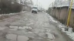 Житель жалуется на состояние дорог в жилмассиве Учкун