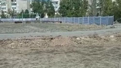 Что строят на территории стадиона СШ №56 в Бишкеке? - очевидцы