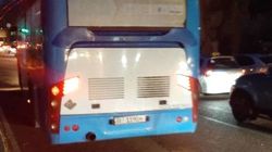 Пассажирский автобус едет по встречке на Московской, - очевидец. Фото